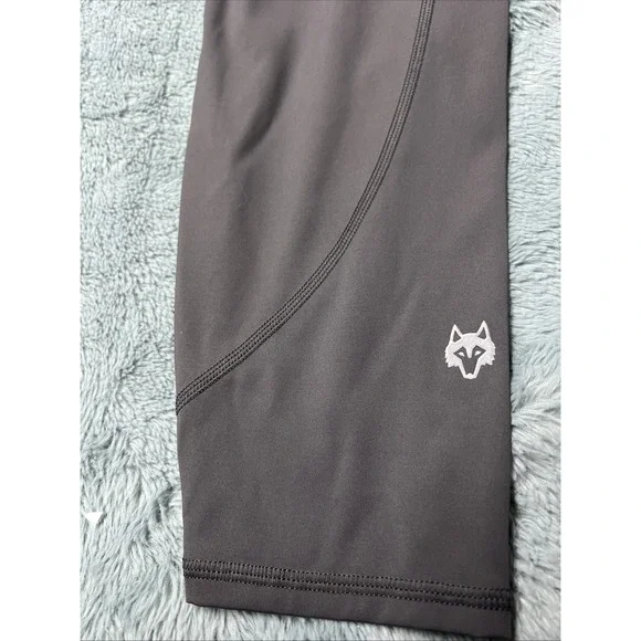 Greyson High Waisted Leggings Womens M Gray  Stretch Gym Activewear Pockets - Picture 13 of 14